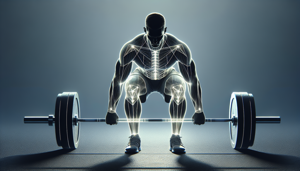Engaging legs, hips, and core while lifting the weight in deadlift for proper form