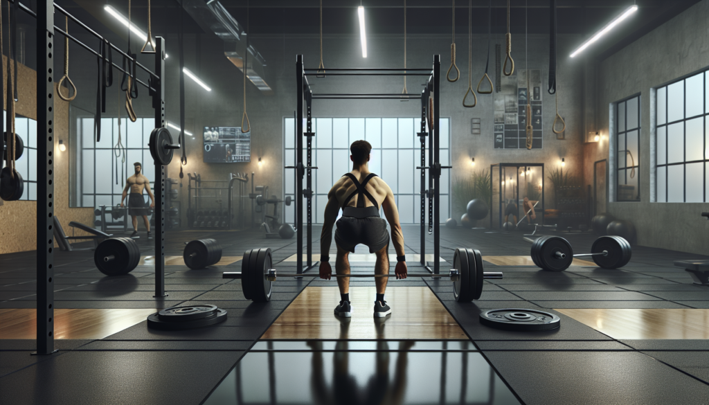 Setting up your stance for deadlift with aligned shins and neutral spine